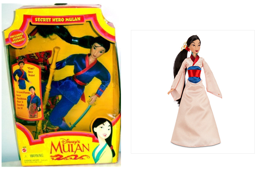 Original Mulan doll, image by author 