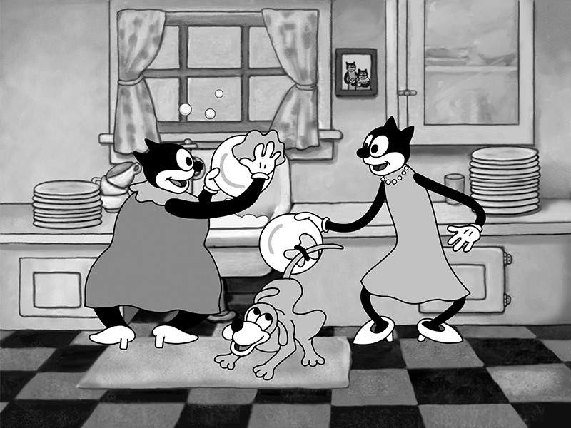 The positive LGBT representation in the spirit of the 1930s cartoon narrative. Happy & Gay (2014)