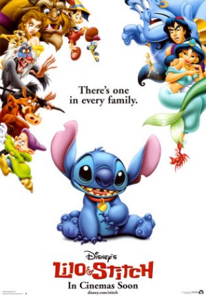 Promotional poster for Lilo and Stitch